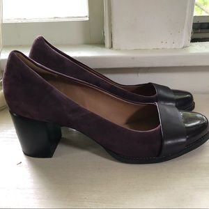 Purple Clarks Heels